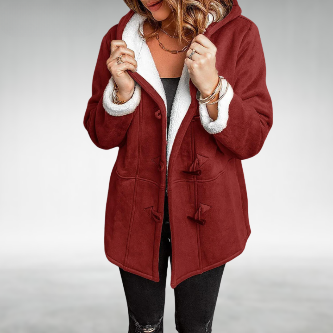 Amara | Fleece-Lined Toggle Coat