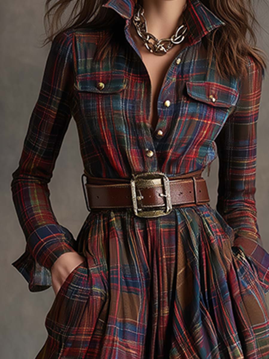 Scarlett | Belted Shirt Dress